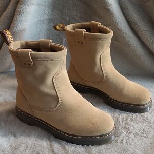 Dr. Martens Anistone Lo Suede Leather Boots Mens Size 12